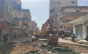 محافظ الغربية يتابع أعمال رصف وتطوير قرية كفر عصام بمركز طنطا