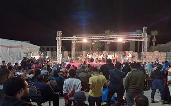 فرق الموسيقى العربية تحيي ثالث ليالي رمضان بـ ساحة أبو الحجاج بالأقصر