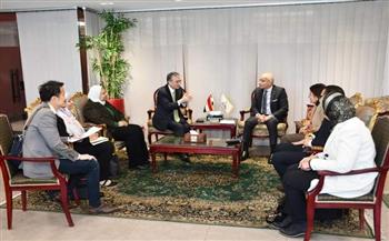 رئيس جامعة عين شمس يشيد بالعلاقات المتميزة مع اليابان 