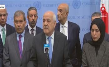 المندوب الفلسطيني لدى الأمم المتحدة: سنعمل على اعتراف بالدولة الفلسطينية 