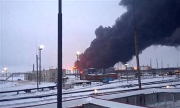 مسؤولون روس: طائرات أوكرانية بدون طيار تقتل شخصا.. وتشعل حريقا في مصفاة لتكرير النفط