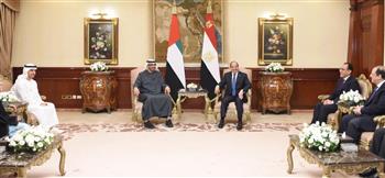 الرئيس السيسي ونظيره الإماراتي يستعرضان الجهود المكثفة لوقف إطلاق النار في غزة