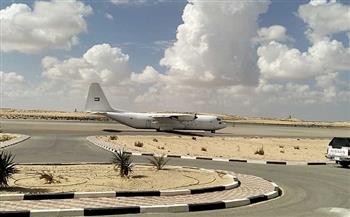 مطار العريش يستقبل 3 طائرات مساعدات لغزة من السعودية والإمارات