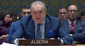 ممثل الجزائر في مجلس الأمن: اعتماد قرار اليوم بداية نحو تحقيق آمال الفلسطينيين
