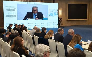 وزير العمل يُلقي كلمة في اجتماع لجنة التسيير للإطار الاستراتيجي للشراكة بين مصر والأمم المتحدة