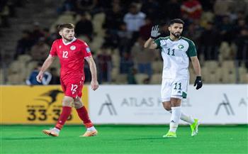السعودية تتعادل مع طاجيكستان في تصفيات آسيا 