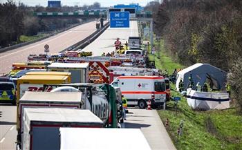 مصرع أربعة أشخاص وإصابة العشرات بجروح في حادث سير بمدينة لايبزيج الألمانية 
