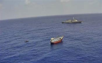 البحرية الهندية تنقذ سفينة صيد إيرانية اختطفها قراصنة