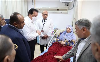 وزير الصحة يتفقد مشروع مجمع الرعايات المركزة في 3 مستشفيات بمحافظتي القاهرة والقليوبية