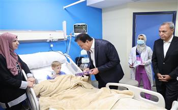 وزير الصحة يفتتح وحدة رعاية مركزة للأطفال بمستشفى القناطر الخيرية المركزي