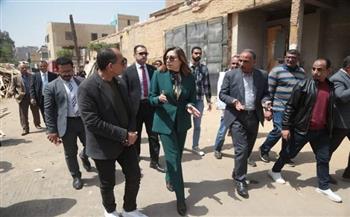 وزيرة الثقافة في جولة مفاجئة باستديو مصر لتفقد بلاتوهات التصوير