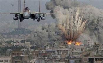  طيران الاحتلال الإسرائيلي يشن غارة على مخيم النصيرات بغزة