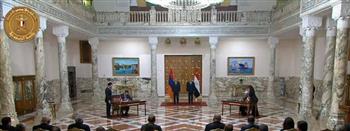 بث مباشر.. السيسي ورئيس وزراء أرمينيا يشهدان مراسم توقيع اتفاقيات ومذكرات تفاهم
