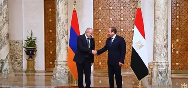 بث مباشر.. مؤتمر صحفي للسيسي ورئيس وزراء أرمينيا