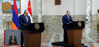 الرئيس السيسي يكشف تفاصيل المباحثات مع رئيس وزراء أرمينيا