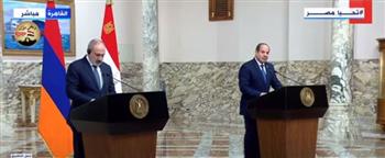 الرئيس السيسي مثمنًا زيارة رئيس وزراء أرمينيا: «خطوة رئيسية لتعزيز التعاون»
