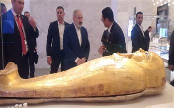  رئيس وزراء  أرمينيا يزور المتحف القومي للحضارة المصرية بالفسطاط
