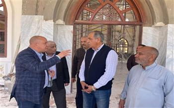 رئيس مدينة الغردقة يتفقد أعمال الإنشاءات بمسجد آل الدقاق استعدادا لافتتاحه