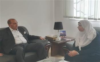 رئيس مدينة مرسى علم يلتقي وكيل وزارة مدير مديرية التضامن الاجتماعي بالبحر الأحمر   