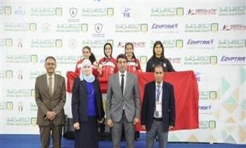 فتيات مصر تحت 15 سنة يحصدن 9 ميداليات ببطولة أفريقيا للسلاح بالقاهرة  