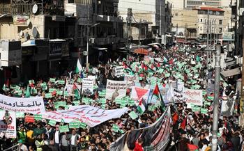 مسيرات ووقفات حاشدة في الأردن نصرة فلسطين