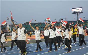 بعثة مصر تشارك في طابور العرض خلال افتتاح دورة الألعاب الأفريقية (صور)