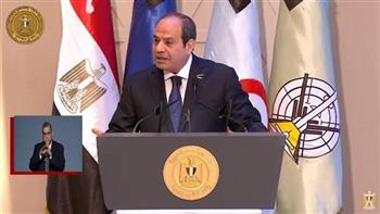 الرئيس السيسي: بإخلاص ودماء الشهداء استطاعت مصر الوصول إلى الأمن والسلام
