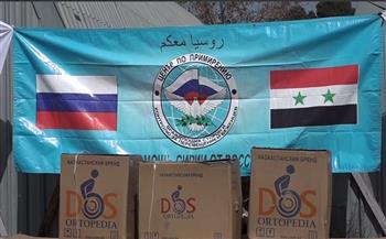 مؤسسة كازاخية تقدم كراسي متحركة لذوي الاحتياجات في سوريا