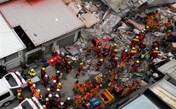 استمرار عمليات البحث عن المفقودين في زلزال تايوان