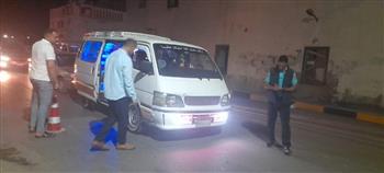 حملات تفتيشية في إجازة عيد الفطر على سيارات الأجرة "السرفيس " بالقصير 
