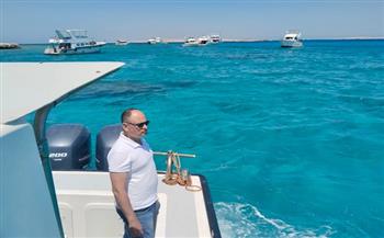 رئيس جهاز شئون البيئة يتفقد محميات البحر الأحمر بثاني أيام عيد الفطر 