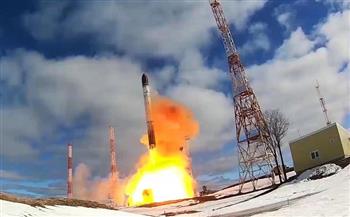 روسيا تجري اختبار إطلاق صاروخ باليستي عابر للقارات