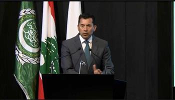 وزير الرياضة يشهد حفل ختام حفل بيروت عاصمة الشباب العربي 2023