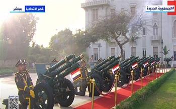 فيديو.. مراسم استقبال رسمية للعاهل البحريني في قصر الاتحادية