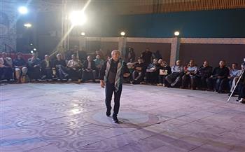 مسرحيو مصر يشهدون عرض «بأم عيني» للحكواتي الفلسطيني غنام غنام بالهناجر 