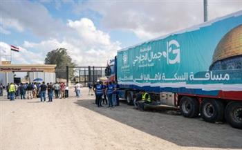 دخول 89 شاحنة مساعدات.. استمرار الجهود المصرية لإغاثة الفلسطينيين