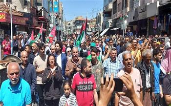 مسيرات في عمان والمحافظات الأردنية تنديدا بالعدوان الغاشم على غزة