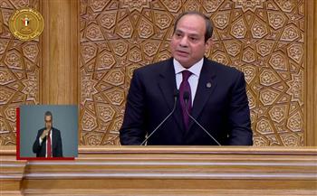 نص كلمة الرئيس السيسي خلال أداء اليمين الدستورية أمام البرلمان 
