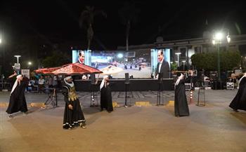 أسيوط للفنون الشعبية تحيي حفل العيد القومي للمحافظة