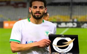 محمد الشامي أفضل لاعب في مباراة المصري وفاركو 