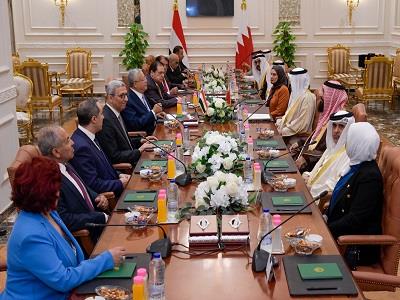 زيارة تاريخية | رئيس النواب يستقبل نظيره البحريني بمقر المجلس الجديد بالعاصمة الإدارية  