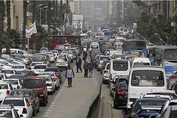 النشرة المرورية ..ارتفاع معدل حركة السيارات في القاهرة والجيزة