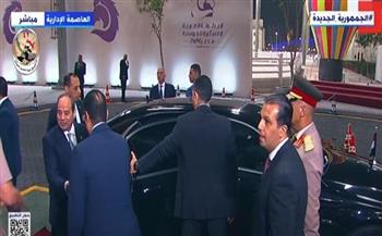 الرئيس السيسي يغادر مدينة مصر للألعاب الأولمبية بالعاصمة الإدارية