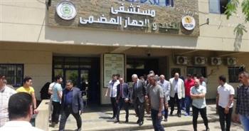 14 مصابا فلسطينيا يتلقون العلاج والرعاية بمستشفيات جامعة المنيا