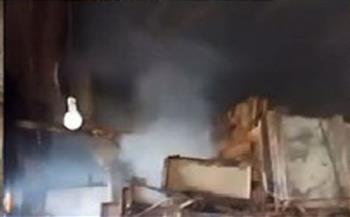 حريق هائل في مصنع النصر للمسبوكات بالجيزة