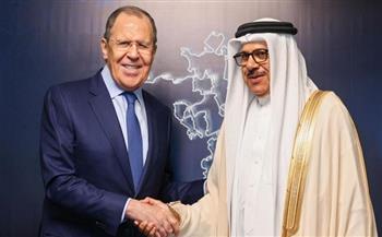 وزير الخارجية الروسي ونظيره البحريني يبحثان تطورات الصراع الفلسطيني الإسرائيلي 