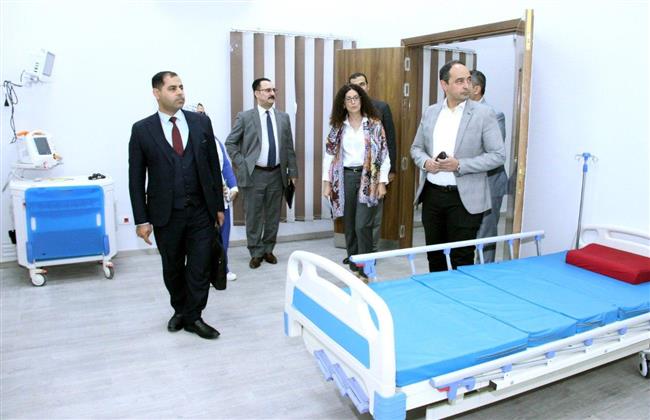 وفد من وزارة الداخلية بدولة العراق ومكتب الأمم المتحدة يزوران أحد مراكز علاج الإدمان 