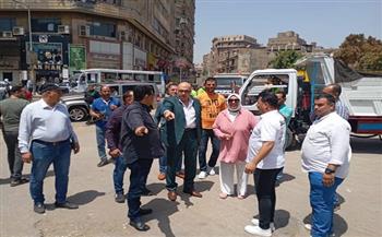 حملات موسعة لإزالة الإشغالات في عدة مناطق بالقاهرة 