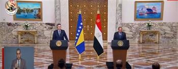 الرئيس السيسي يشكر رئيس البوسنة والهرسك على دعوته لزيارة بلاده