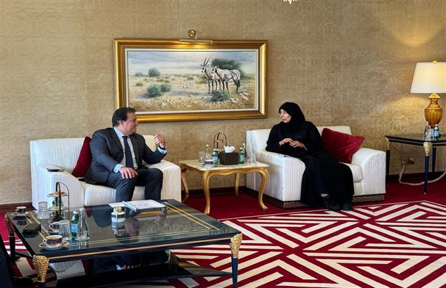 وزيرا الصحة المصري والقطري يبحثان الجهود المشتركة لتقديم المساعدات لغزة